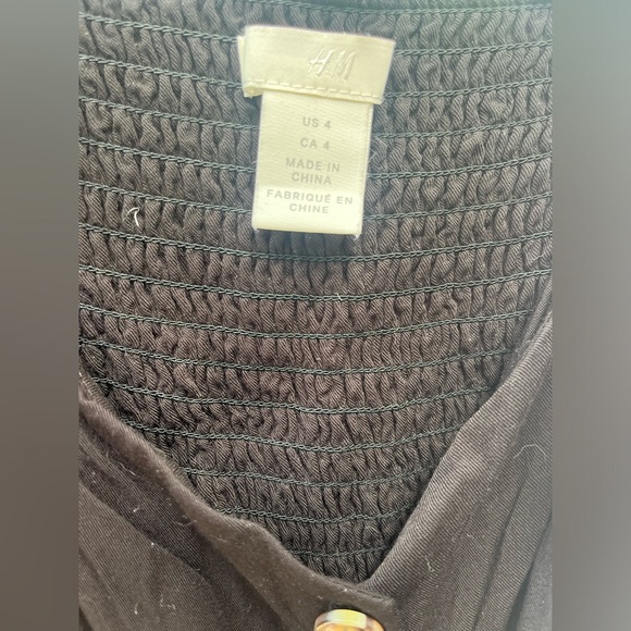 Black button through midi dress - Picture 12 of 14